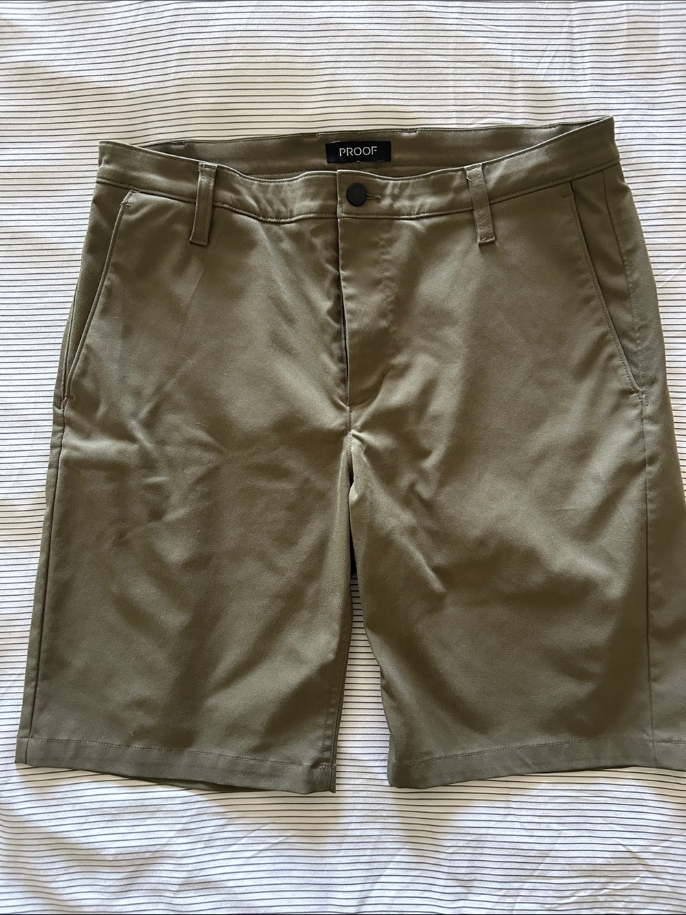 PROOF Men's Olive Flat Front Shorts